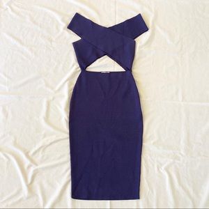 Hallie Cut Out Midi Dress